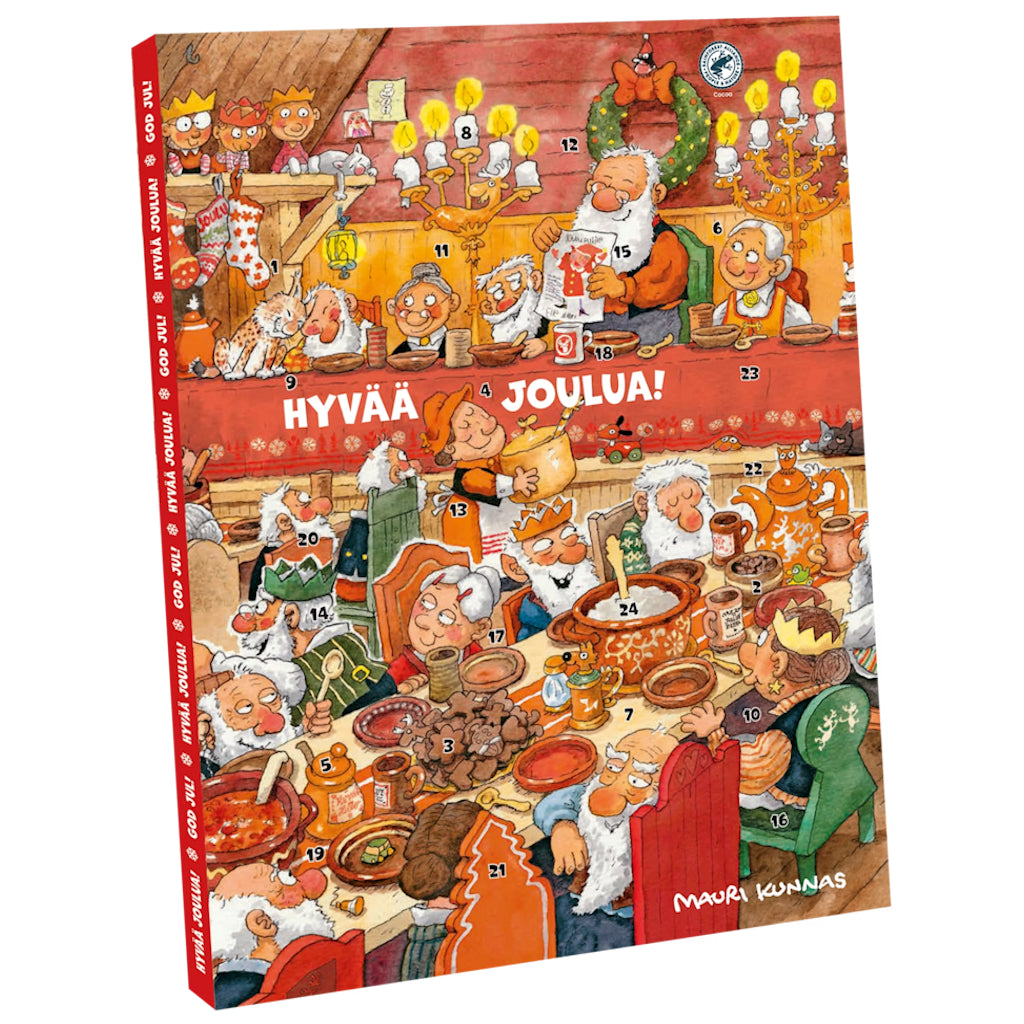 Mauri Kunnas suklaajoulukalenteri 65g