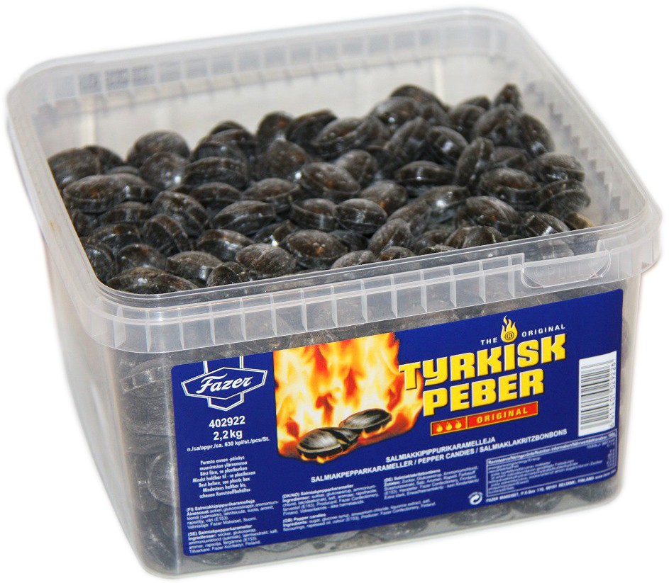 Fazer Turkinpippuri Salmiakki 2,2 kg