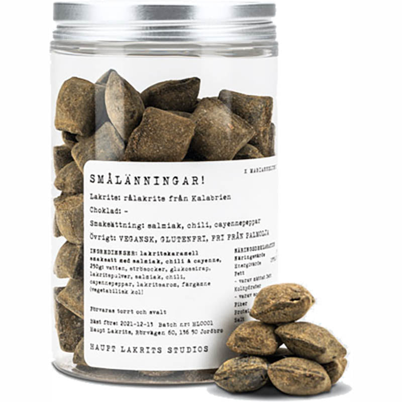 Haupt Lakrits Smålänningar cayenne & chililaku 250g