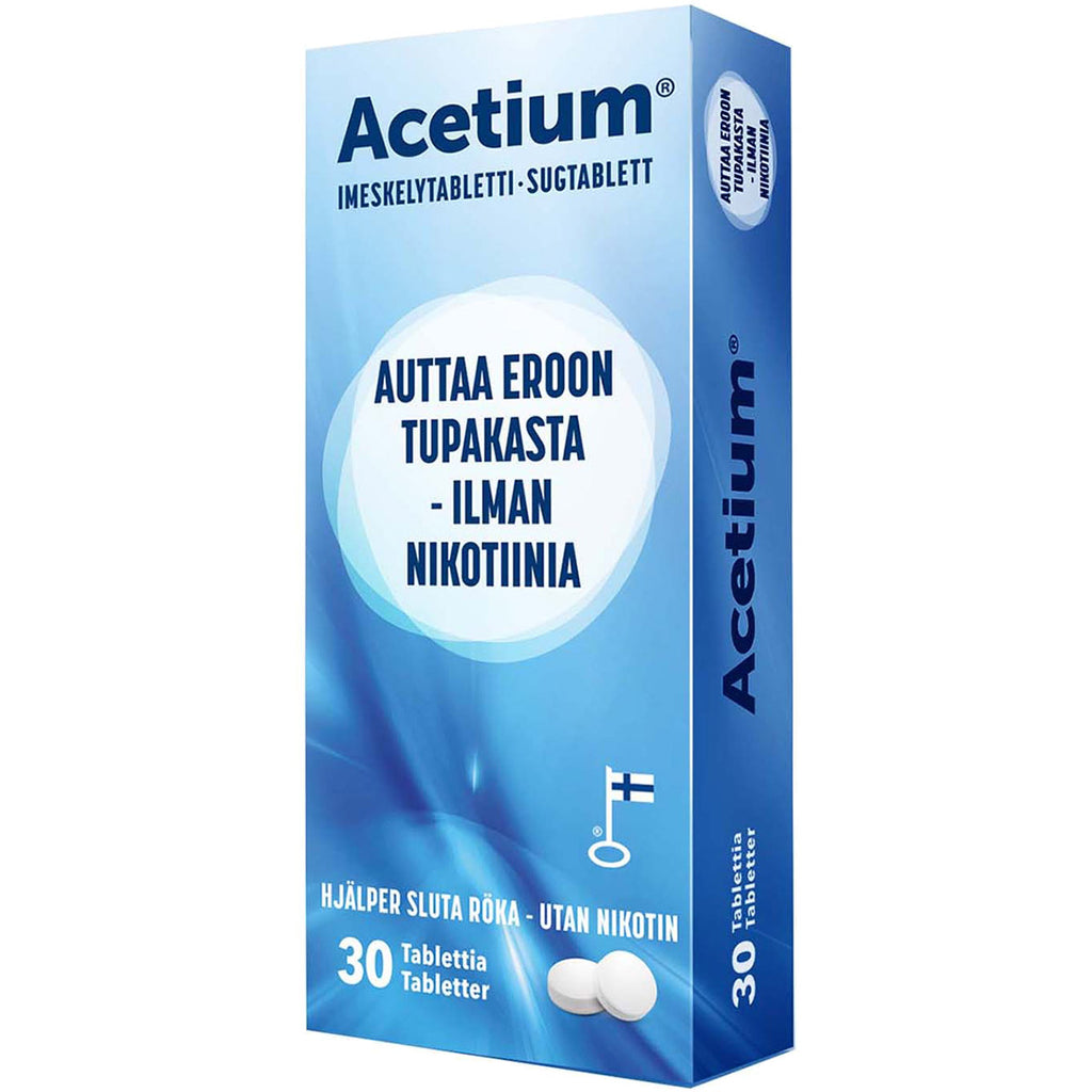 Acetium Imeskelytabletti 30kpl - Eroon tupakasta
