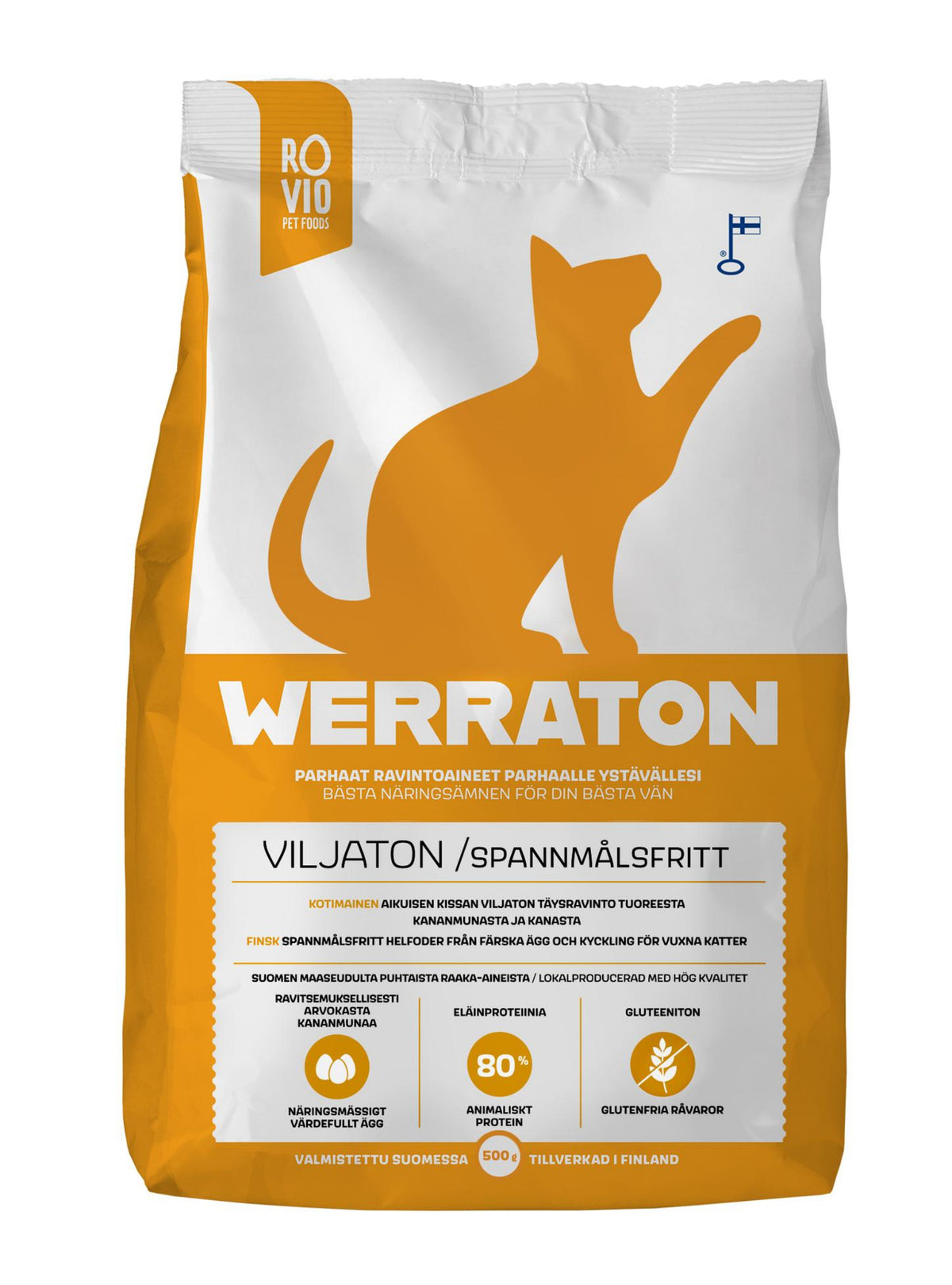Werraton Viljaton kissanruoka 500g