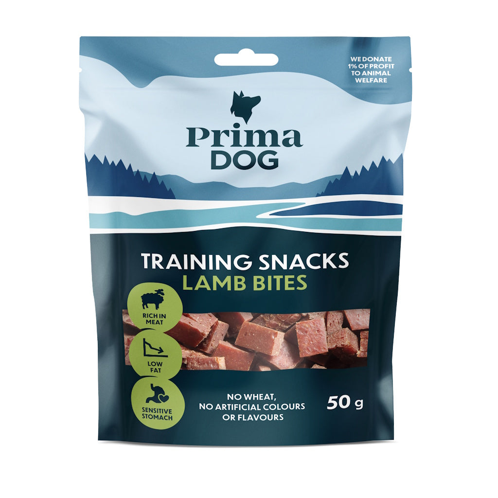 PrimaDog Training Snacks Lammaspala 50g
