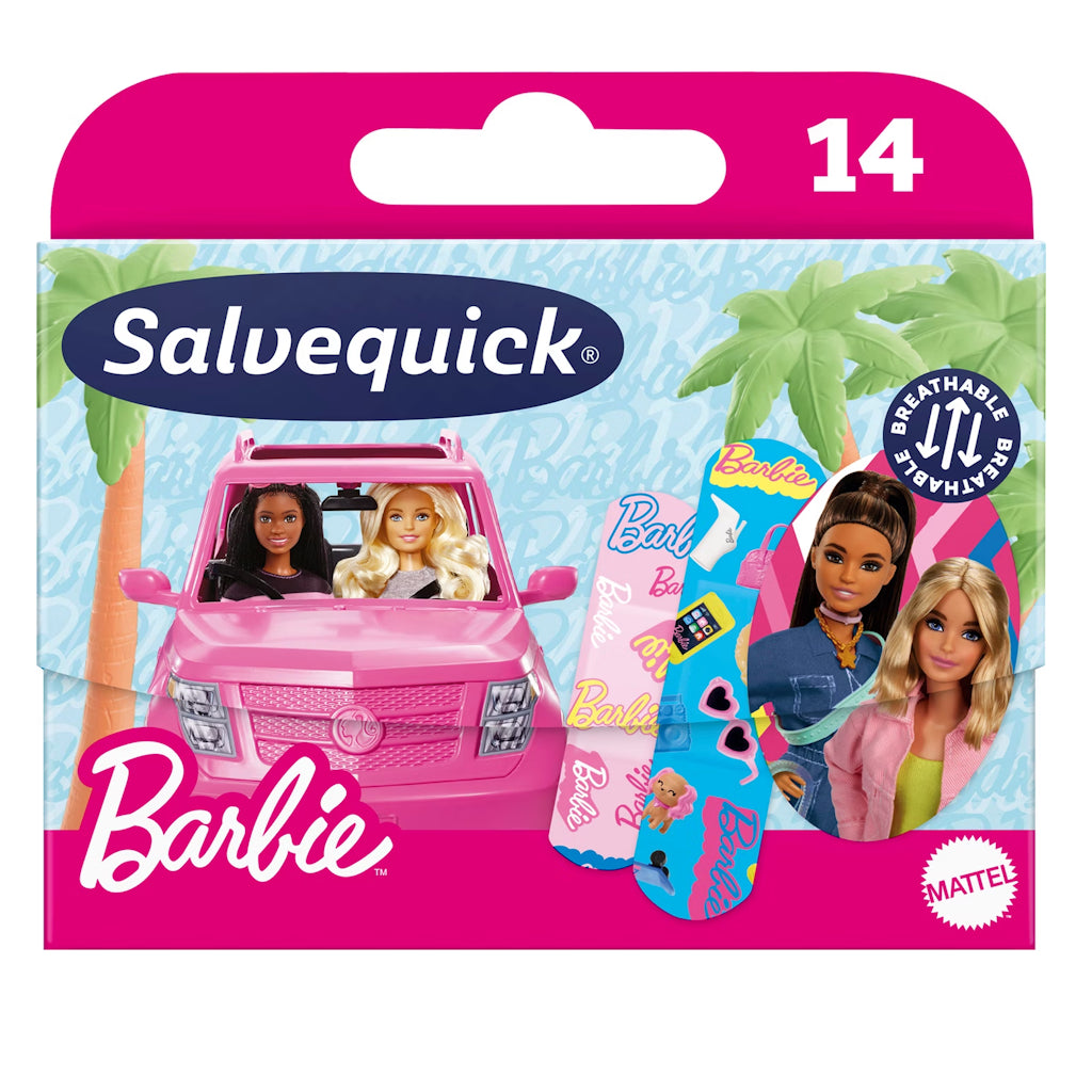 Salvequick Barbie lastenlaastari 14kpl