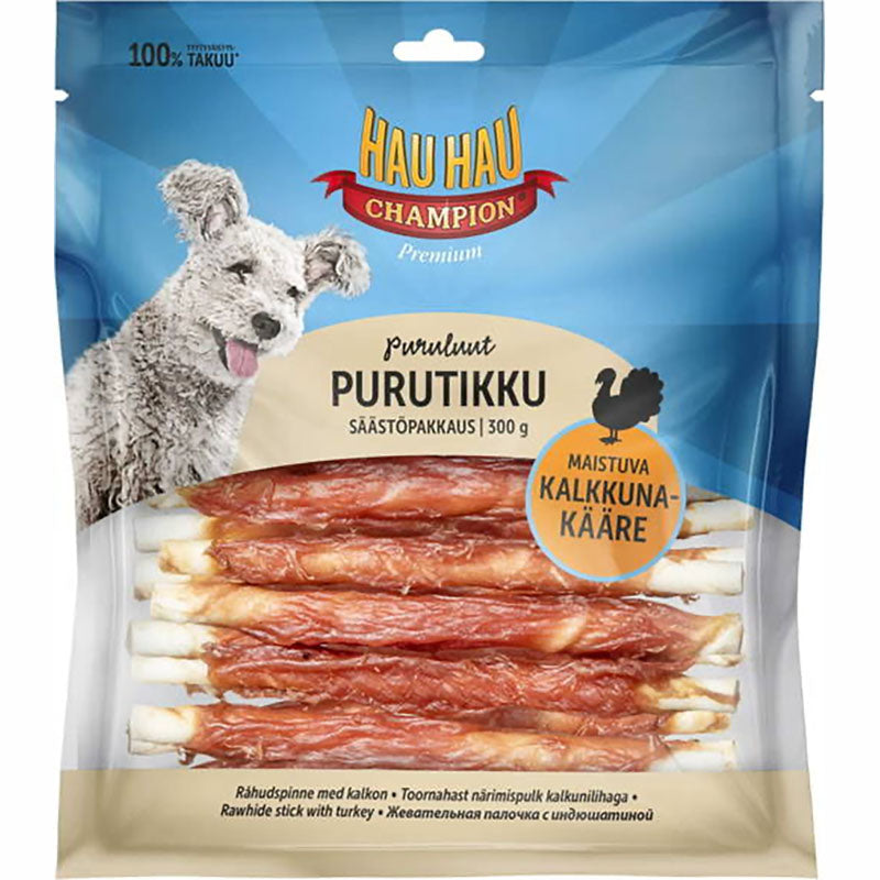 Hau Hau Champion Purutikku Kalkkunakääre 300g