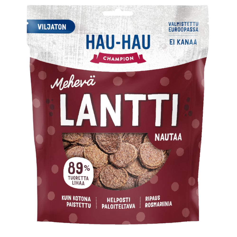 Hau Hau Champion Mehevä Lantti Nautaa 400g