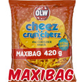 OLW Cheez Cruncherz juustosnacks Maxibag 420g