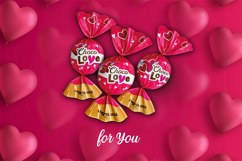 Dolce Amo Choco Love suklaakonvehti 75kpl