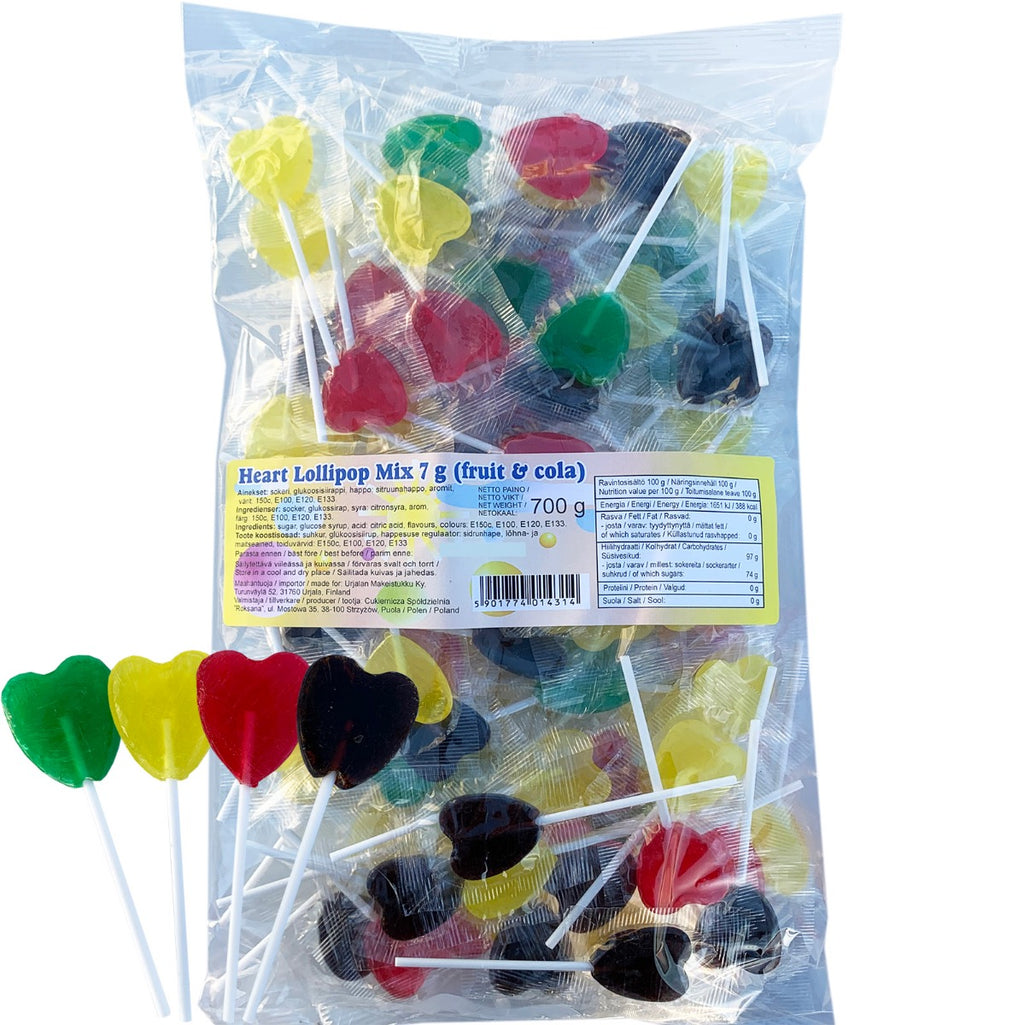 Sydäntikkari hedelmämix 700g (n. 100kpl)