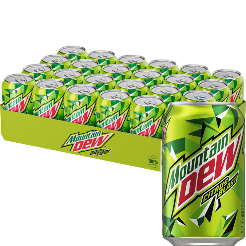 Mountain Dew virvoitusjuoma 330ml x 24kpl