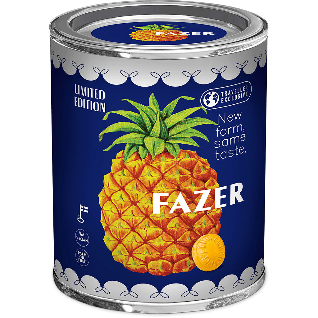 Fazer Ananas retro peltipurkki 300g