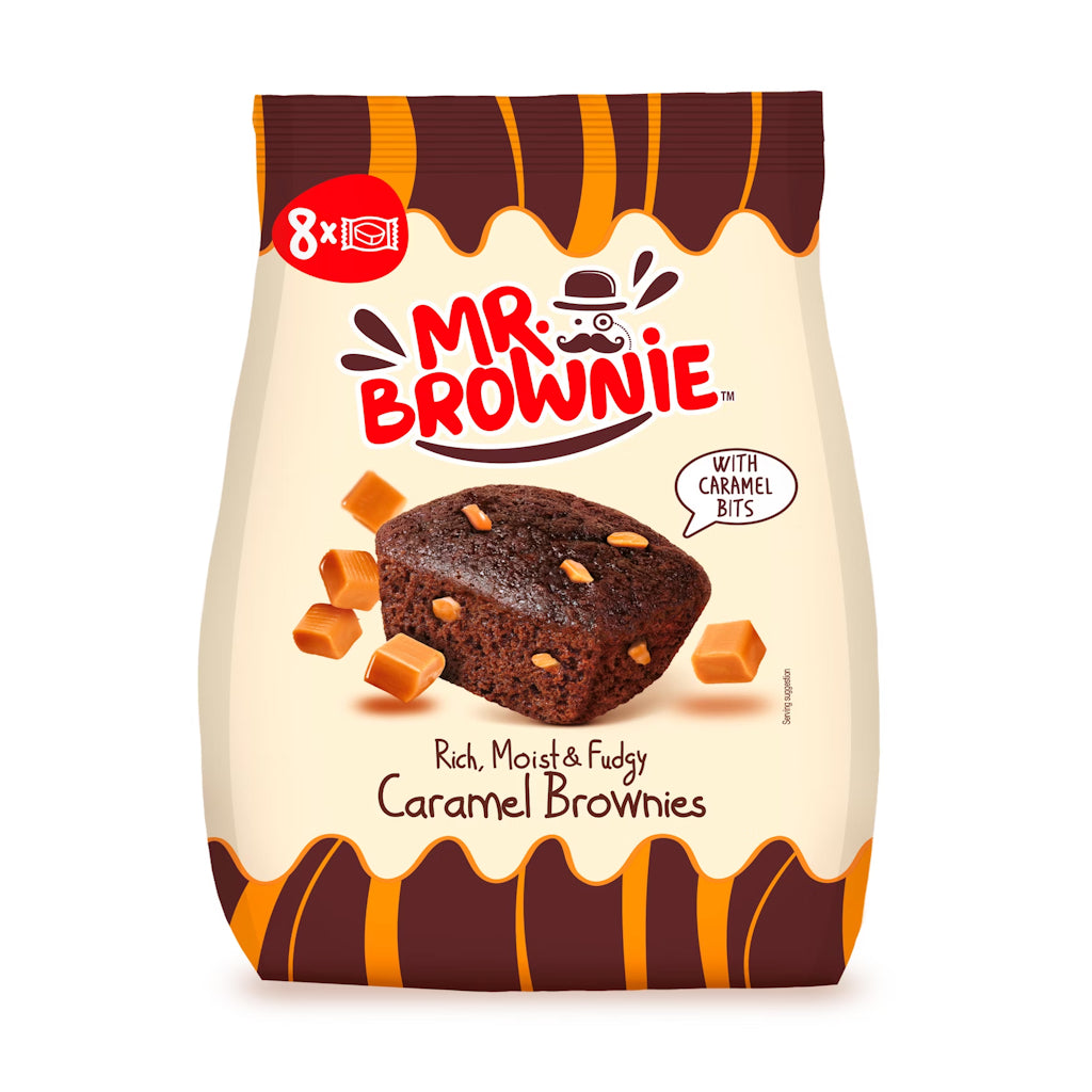 Mr Brownie Caramel Brownies 200g
