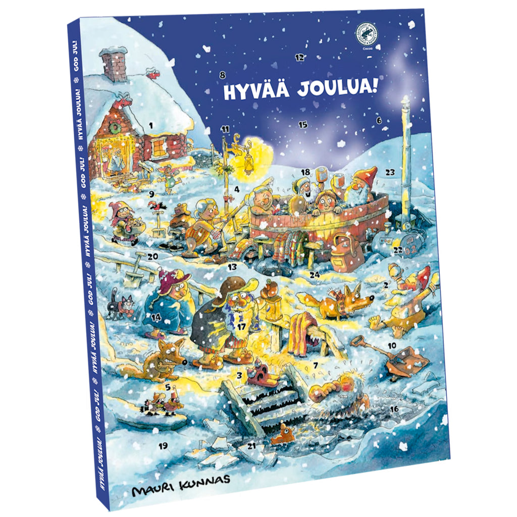 Mauri Kunnas suklaajoulukalenteri 65g