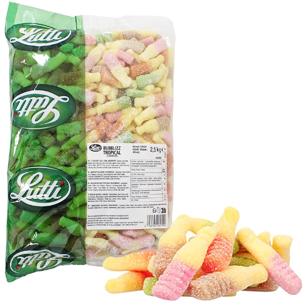 Lutti Bubblizz Tropical SodaFizz 2,5kg