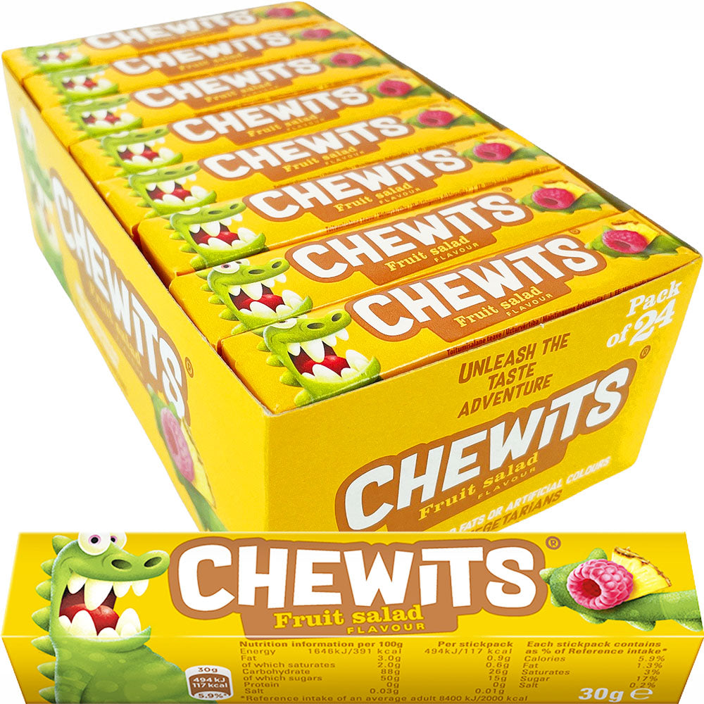 Cloetta Chewits Fruit Salad toffee 30g x 24kpl