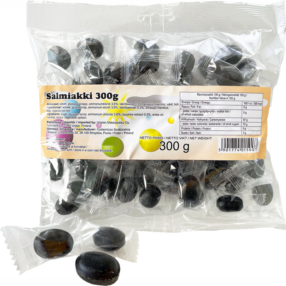 Salmiakki karkit 300g