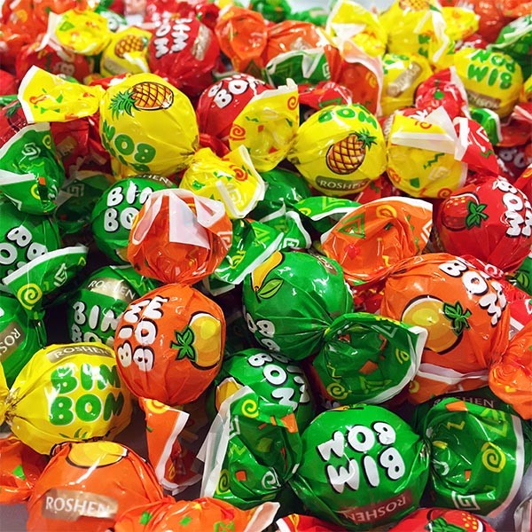 Roshen Bim Bom hedelmäkarkit 1kg
