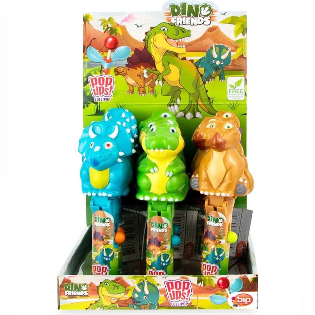 Dino Friends Pop Ups tikkari 10g x 12kpl