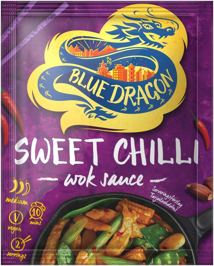 Blue Dragon Sweet Chili Wok Sauce kastike 120g