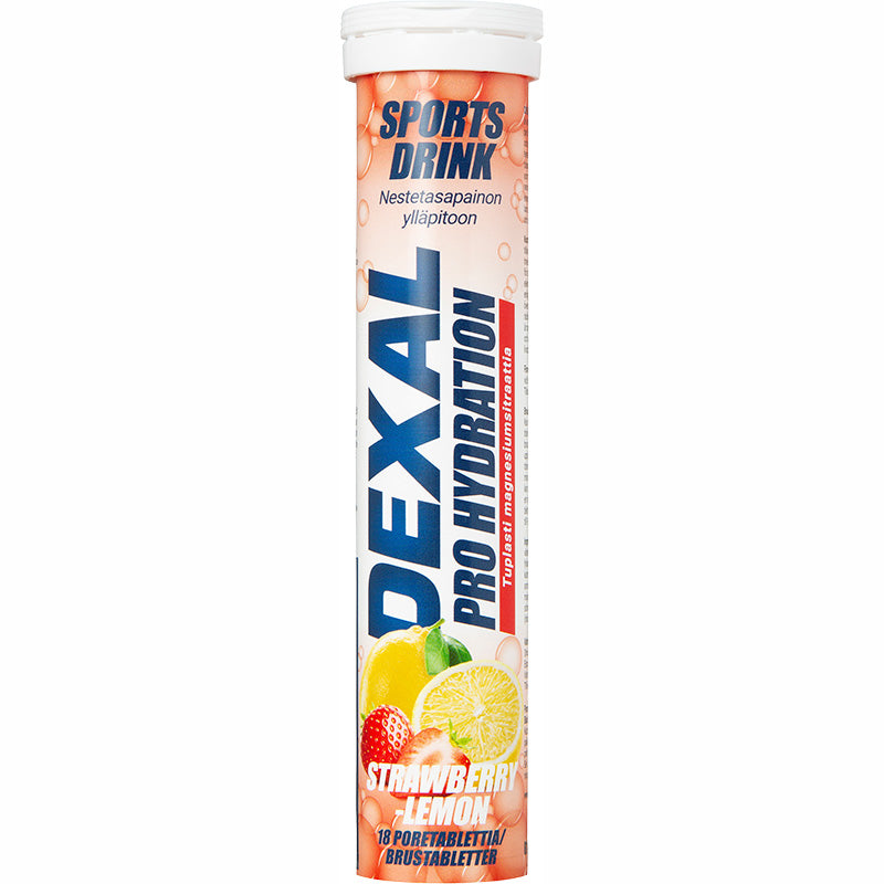 Dexal Pro Hydration Strawberry-Lemon poretabletti 18 kpl