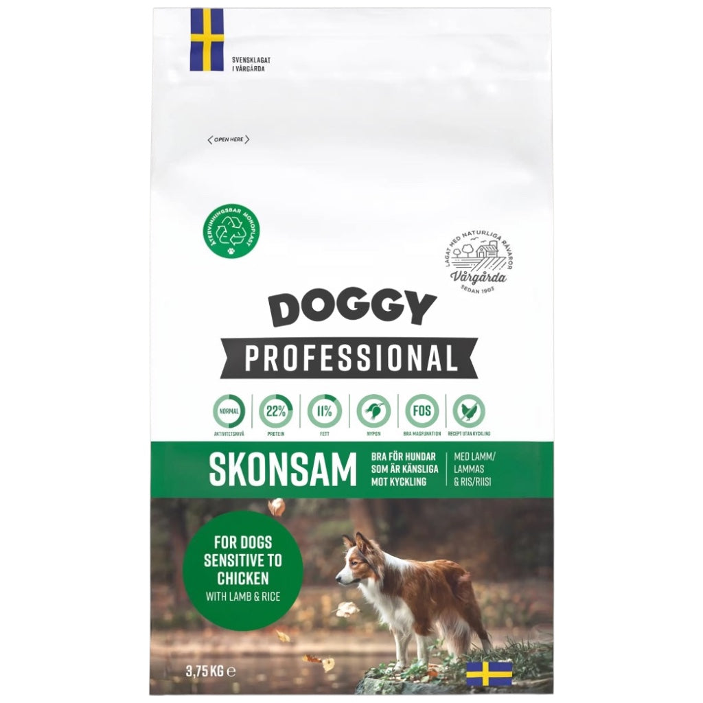 Doggy Professional Skonsam koiranruoka Herkkävatsaisille 3,75kg