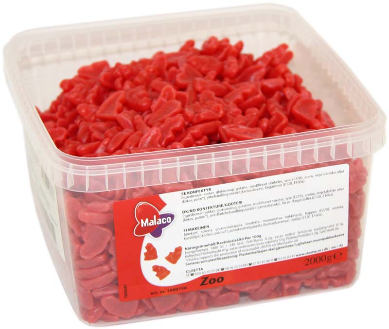 Malaco Zoo Punainen Apina 2,2kg