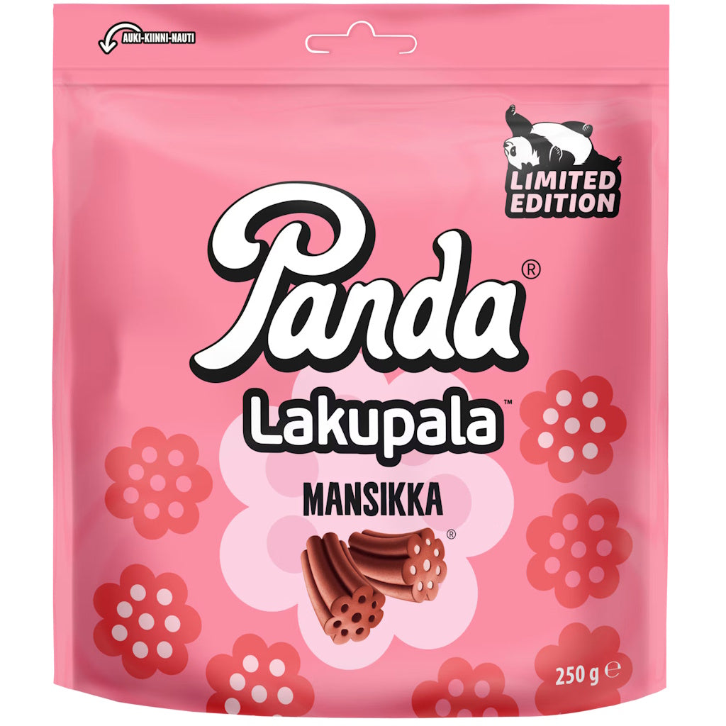 Panda Lakupala mansikka lakritsi 250g