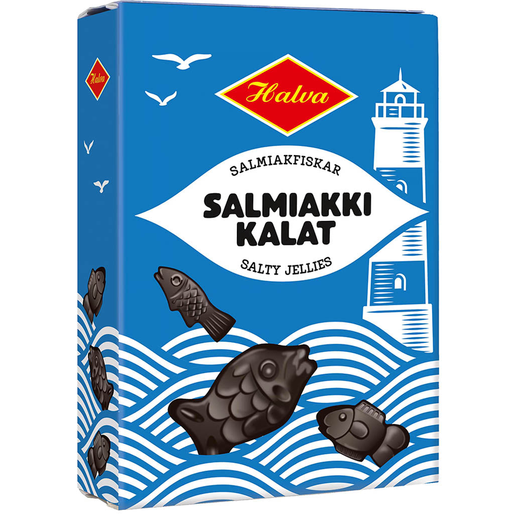 Halva Salmiakkikalat 230g