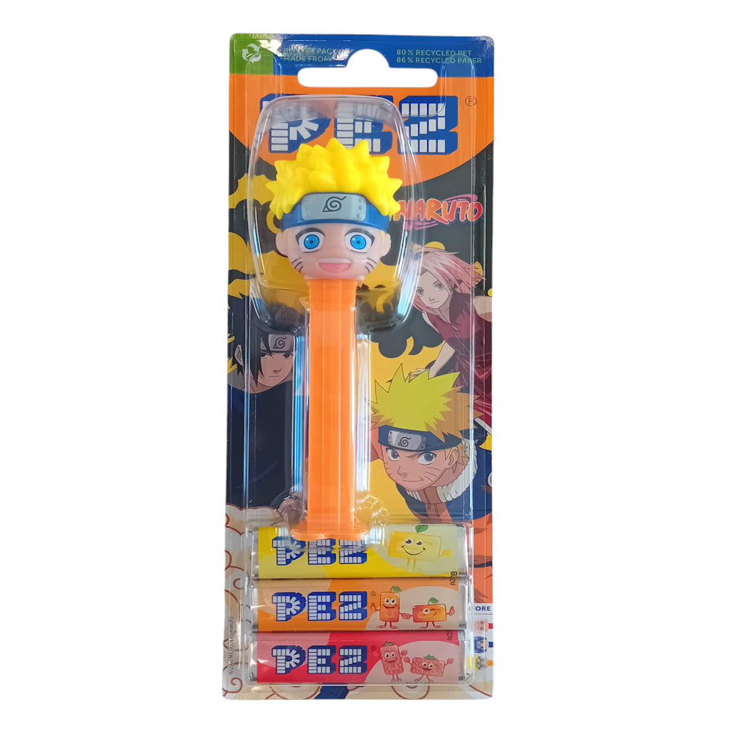 Pez Naruto Annosteilja + Täyttöpakkaus 3 x 8,5g
