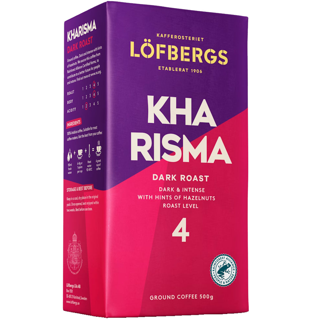 Löfbergs Kharisma tummapaahto suodatinkahvi 500g