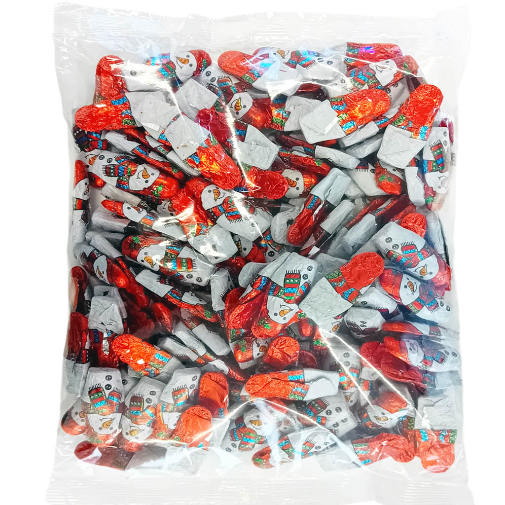 Mini Lumiukko maitosuklaapalat n. 160kpl