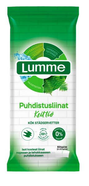 Lumme Keittiö Puhdistusliinat hajusteeton 60 kpl