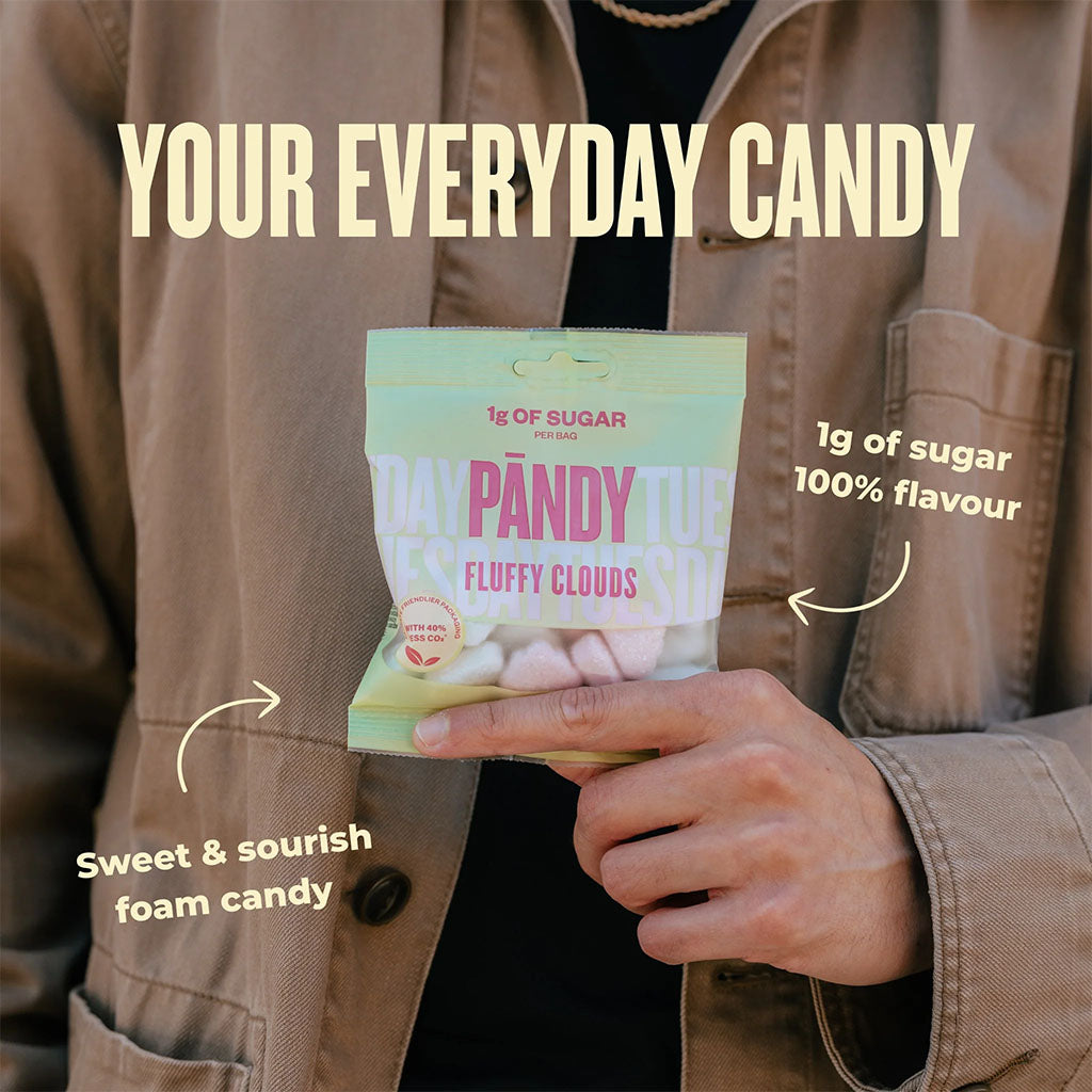 Pändy Fluffy Clouds makeispussi 50g