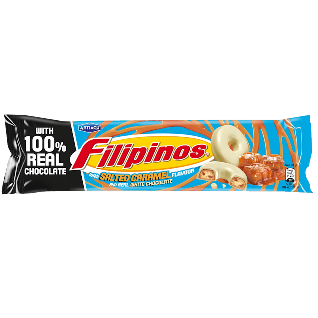 Filipinos Salted Caramel White Chocolate keksi 118g