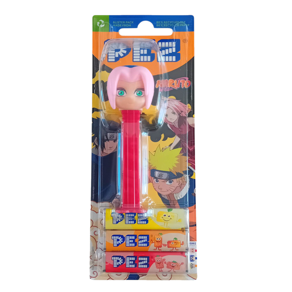 Pez Naruto Annosteilja + Täyttöpakkaus 3 x 8,5g