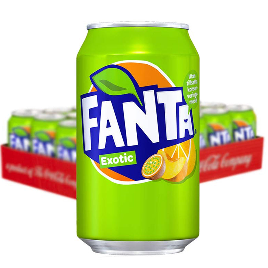 Fanta Exotic virvoitusjuoma 330ml x 24kpl