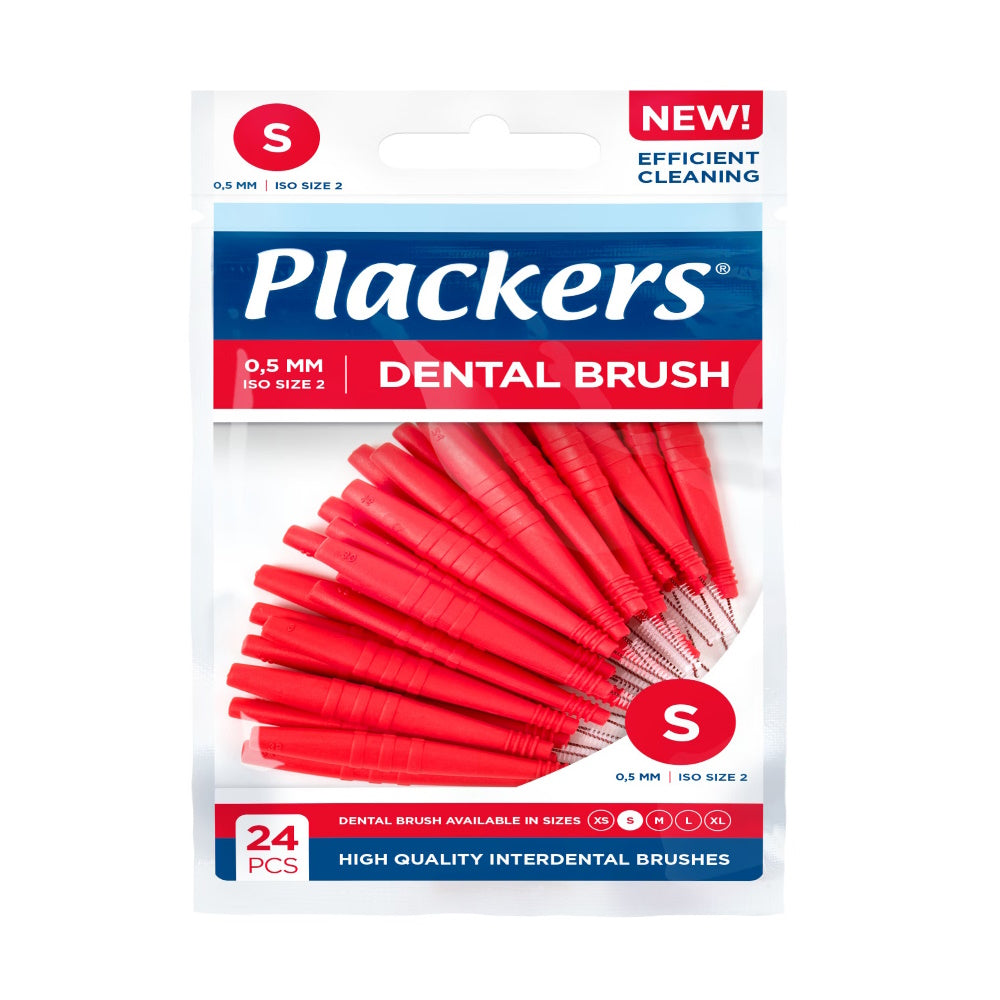 Plackers Dental Brush Hammasväliharja S 0,5mm 24kpl