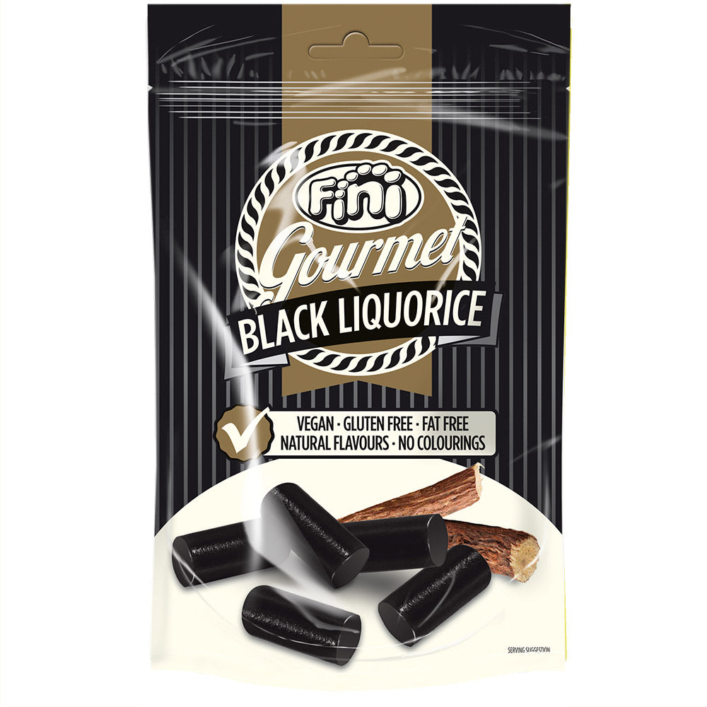 Fini Gourmet Black Liquorice gluteeniton lakritsi 180g