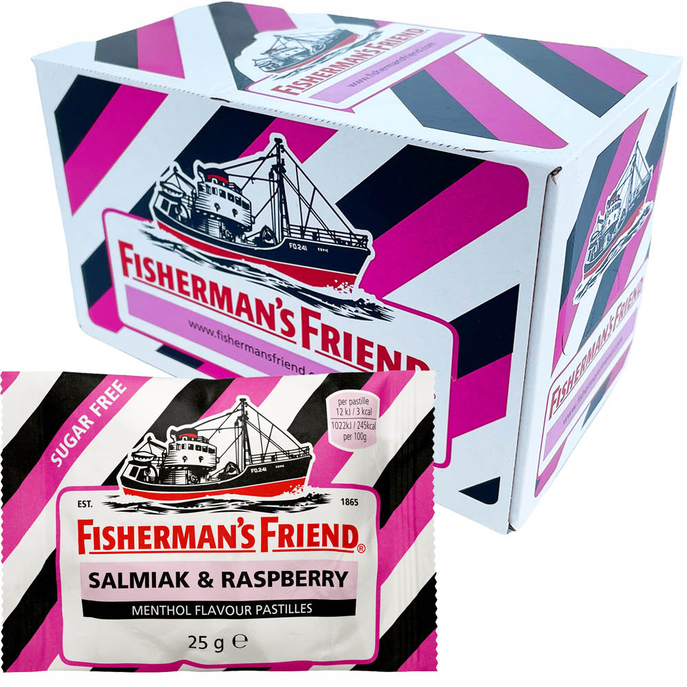 Fisherman's Friend sokeriton Salmiakki-vadelma 24kpl