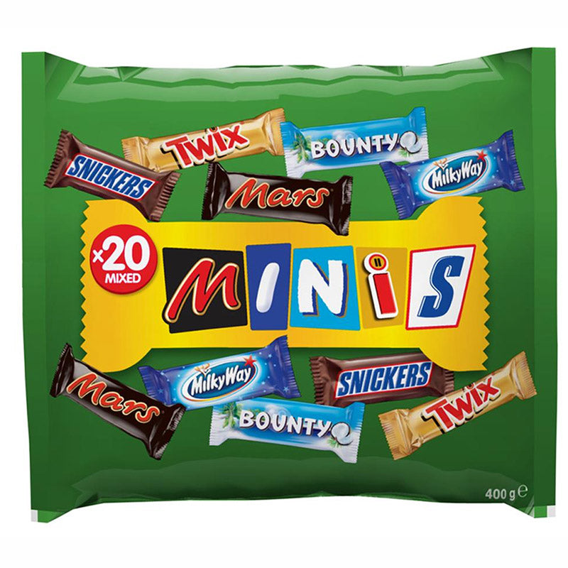 Mixed Minis suklaapatukat 400g