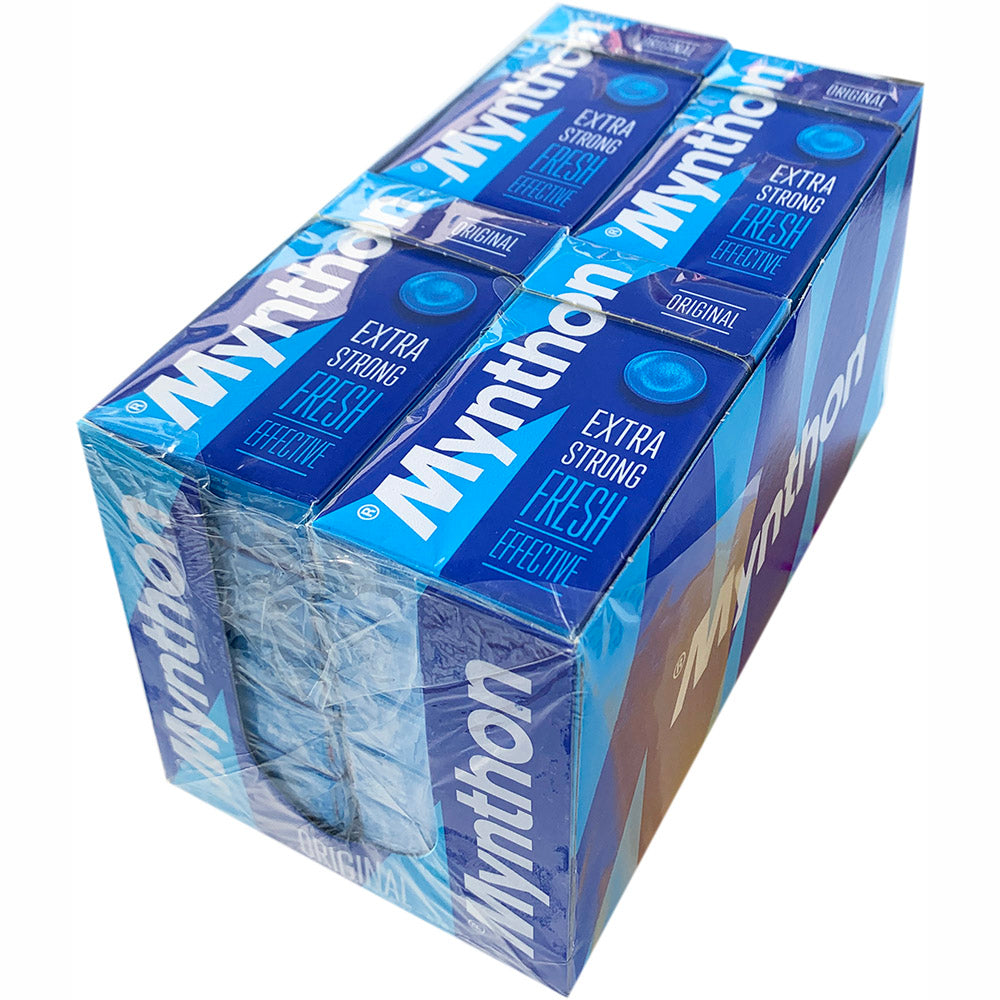 Mynthon Extra Väkevä kurkkupastilli 34g x 24 askia