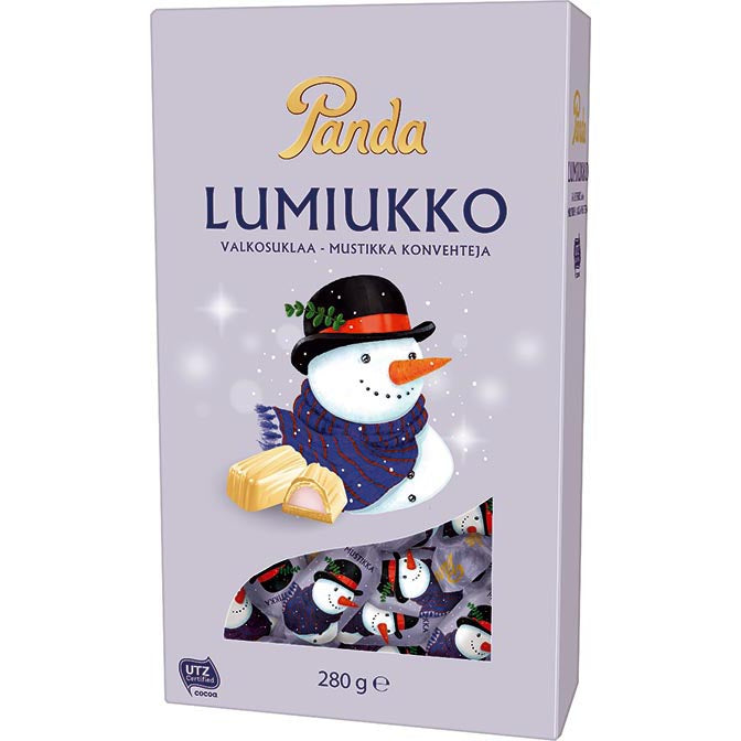 Panda Lumiukko Valkosuklaakonvehteja 280g