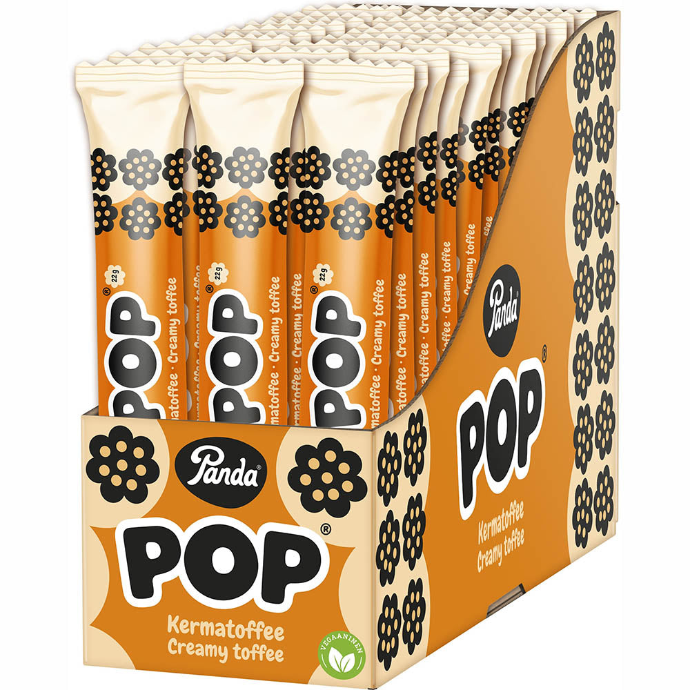 Panda Pop Kermatoffee täytelakritsipatukka 22g x 36kpl