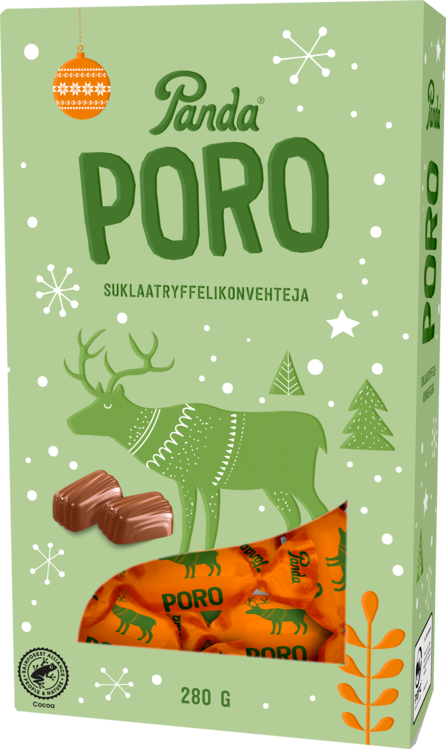 Panda Poro Suklaatryffeli Konvehteja 280g