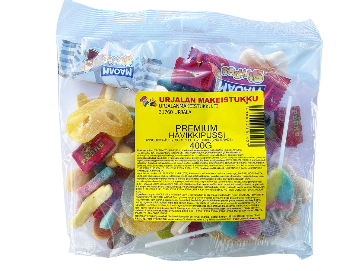 Premium Hävikkipussi 400g (II-laatu)