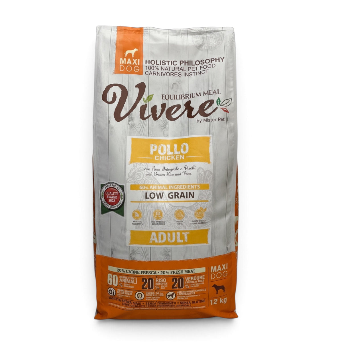 Vivere Maxi Kana Koiran kuivaruoka 12kg