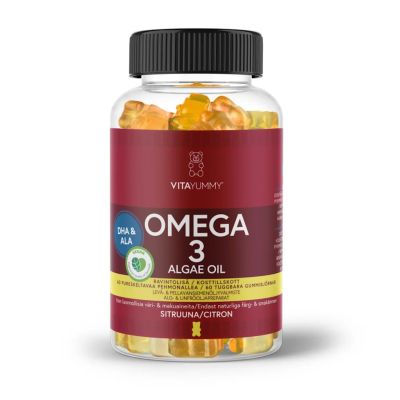 VitaYummy Omega 3 sitruuna 60kpl