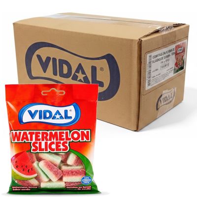 Vidal Watermelon Slices Vesimeloni viipaleet 80g x 14kpl