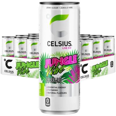 Celsius Jungle Vibe energiajuoma 355ml x 24kpl