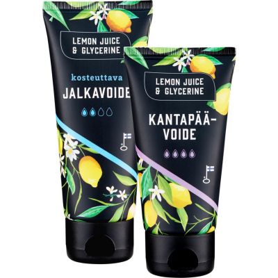 Lemon Juice & Glycerine Kantapäävoide + Jalkakuorinta 2-pack
