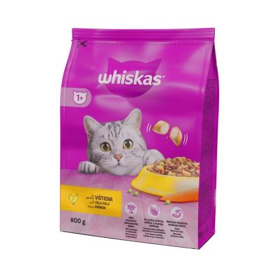 Whiskas 1+ Kana kissan kuivaruoka 800g